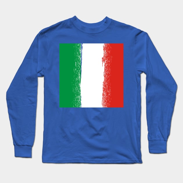 Flag of italy! Long Sleeve T-Shirt by JAG2B